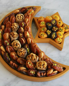 Ramadan Moon Tray - Bronze