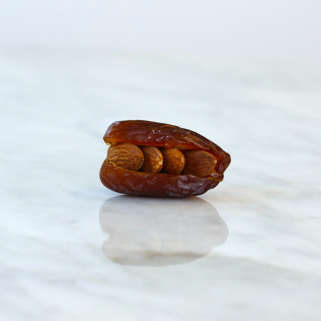 Raw Dates filled with Almond (Anbari)