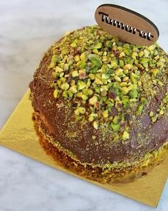 Pistachio Nutella Cake